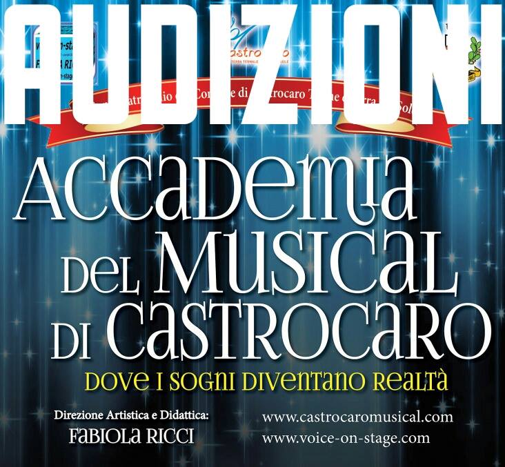 Foto AUDIZIONI Locandina Accademia