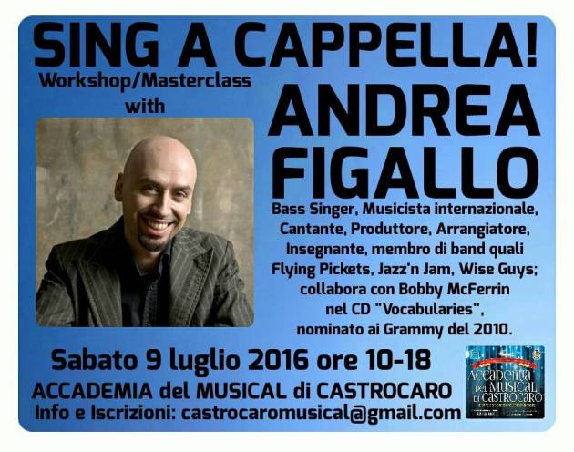 ANDREA FIGALLO - Masterclass Luglio 2016