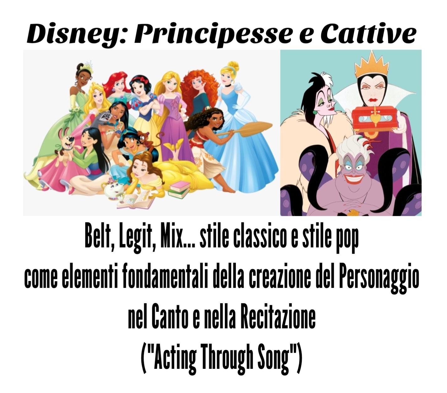 Disney Principesse e Cattive-Laboratorio Accademia